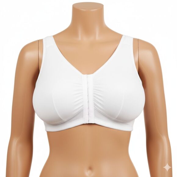 Leading Lady The Meryl - Cotton Front-Closure Comfort & Sleep Bra - Picture 1 of 5